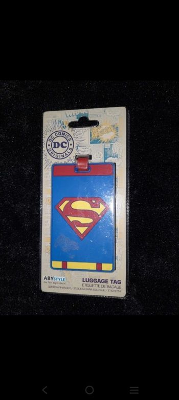 Étiquette superman pour  sac