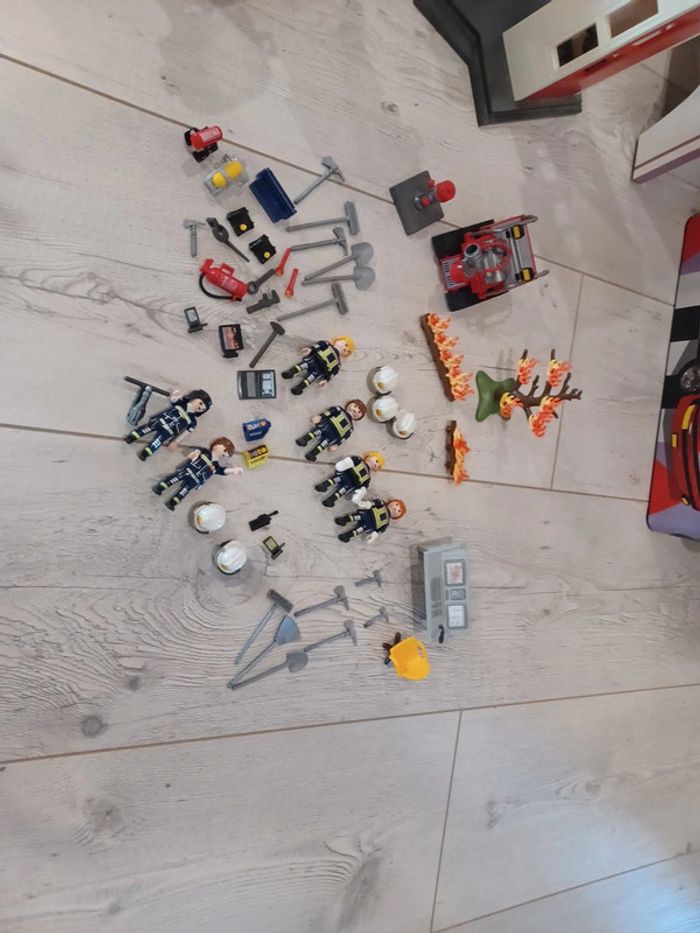 Lot playmobil pompier - photo numéro 3