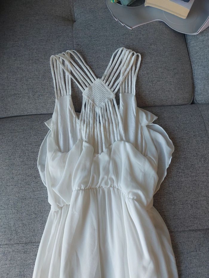 Jolie robe blanche été - photo numéro 4