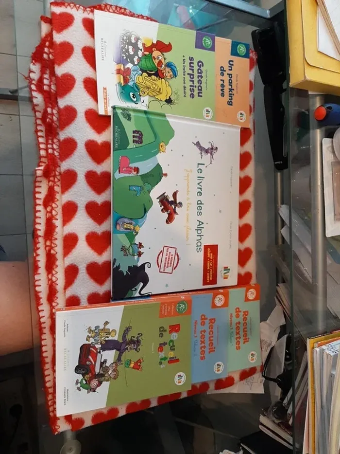 Lot  livres  1ère lecture cp methode les alphas