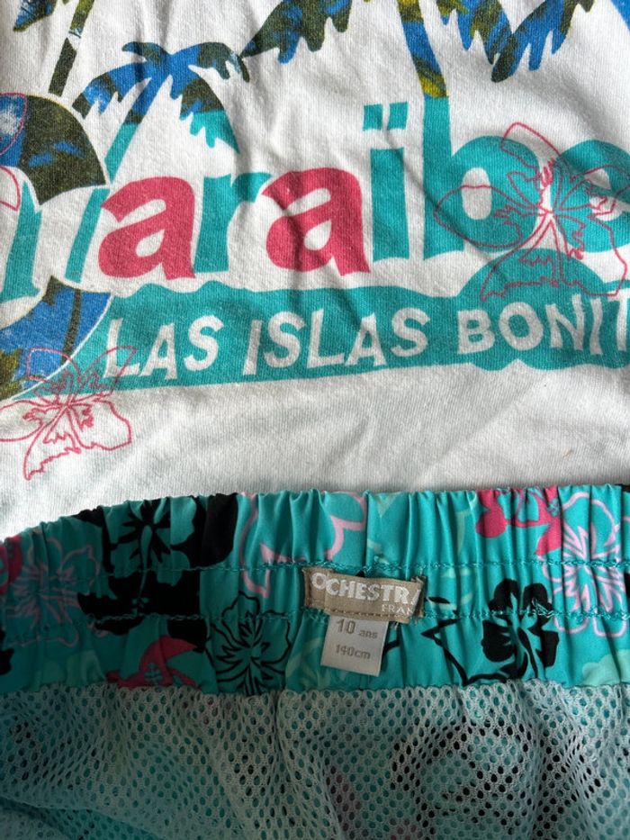 T-shirt + short 10 ans - photo numéro 2