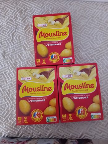 Purée mousline 