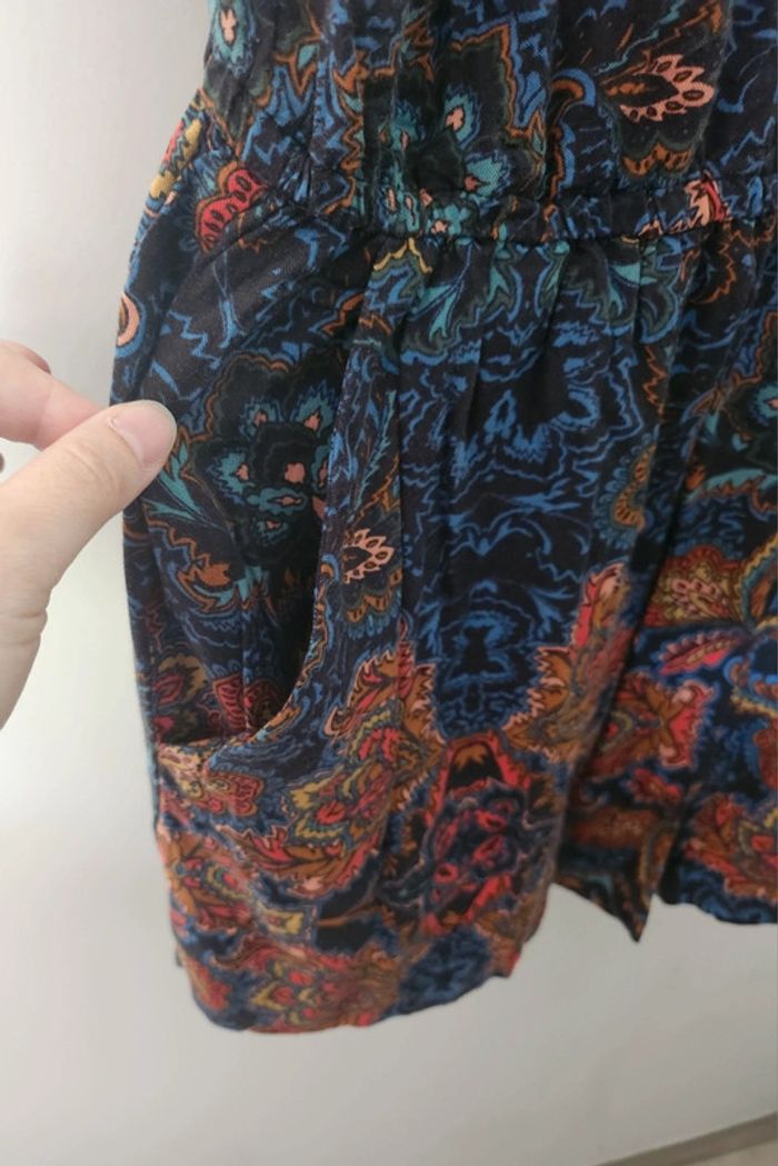 combi short à motifs multicolore excellent état Taille 40 H&M  viscose - photo numéro 3