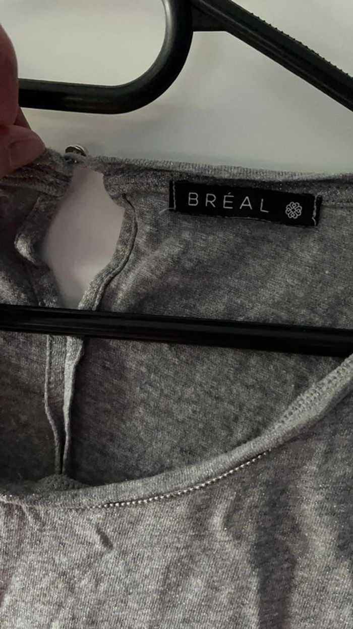 T-shirt Bréal (gris), M / 38 / 10 - photo numéro 2