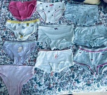 Lot de culottes fille 3ans 100% coton