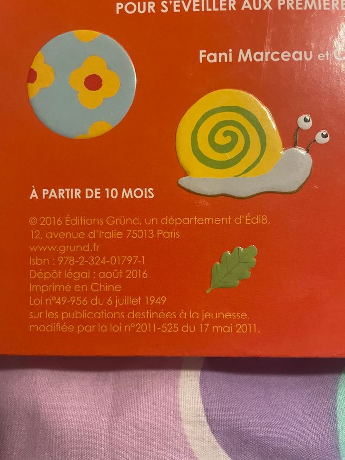 Livre « imagidoux » mon livre pour la maternelle > dès 10 mois > édition Grund - photo numéro 6