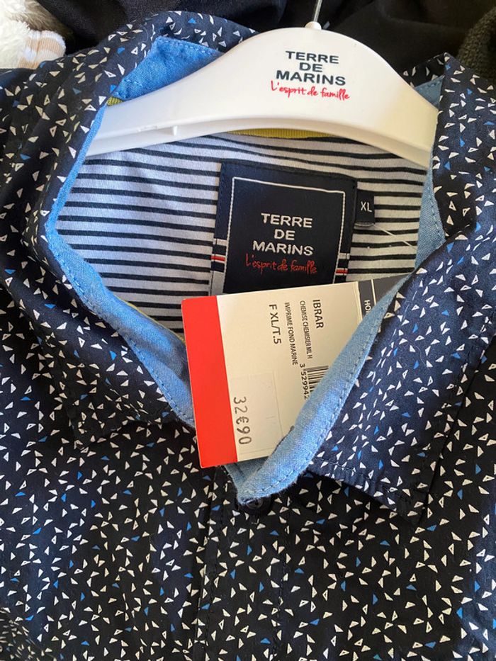 Chemise manches courtes Terre de Marins Taille XL - photo numéro 3