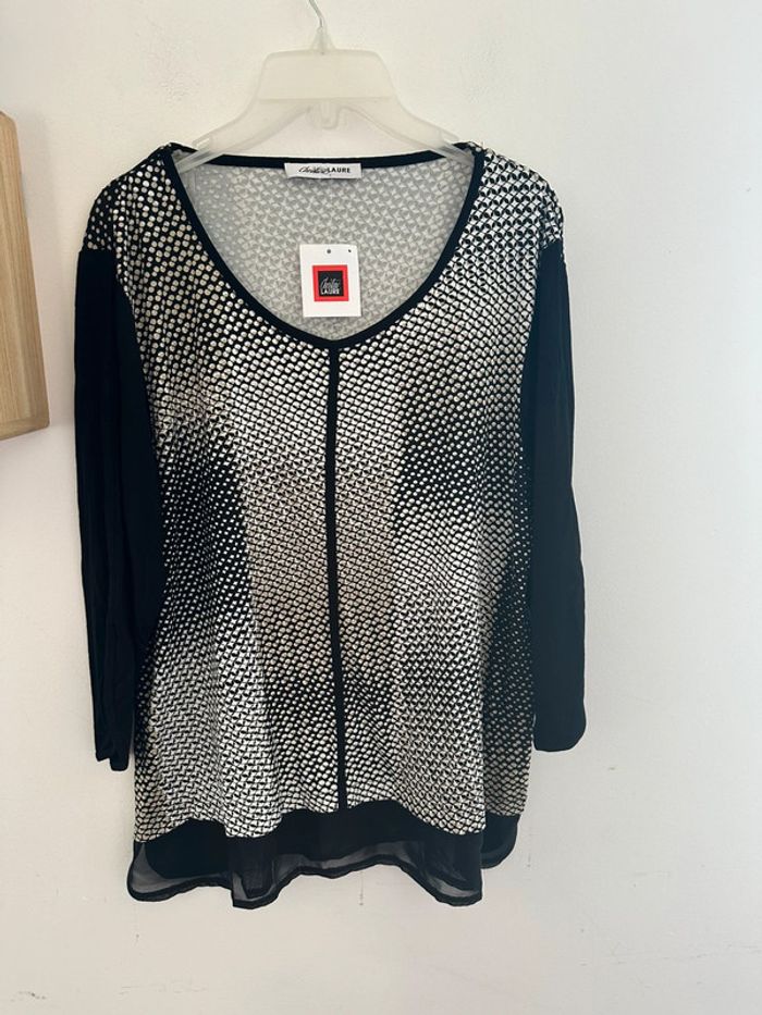 Blouse manche longue Christine Laure neuve taille 44
