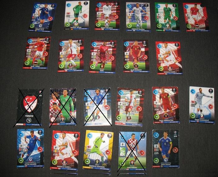 COLLECTION : CARTES UEFA EURO 2016 ADRENALYN XL "PANINI - NEUVE ET OCCASION - n°12