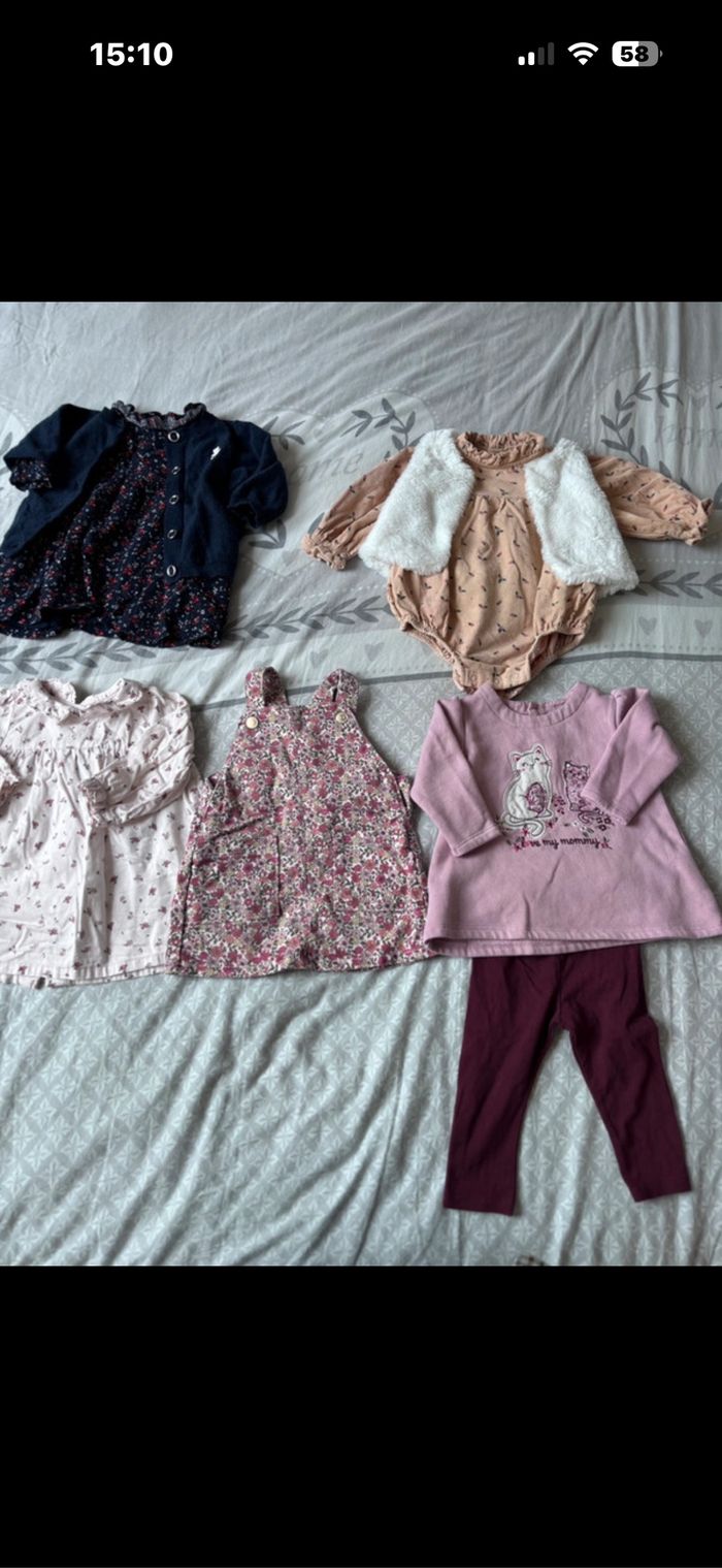 Lot de vêtements fille 6 mois - photo numéro 9