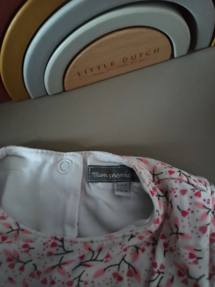 Tunique fleurie 3 mois Sergent Major - photo numéro 3