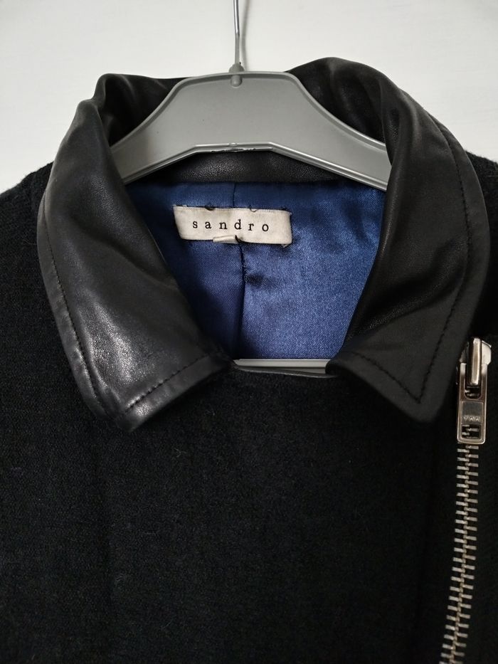Manteau noir 36 S Sandro - photo numéro 3