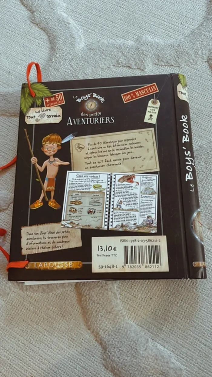 Le Boys’ Book des petits aventuriers - Éditions Larousse - photo numéro 2
