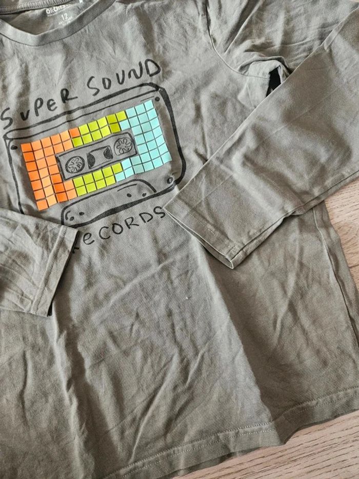 Tee shirt manches longues orchestra 12 ans - photo numéro 2