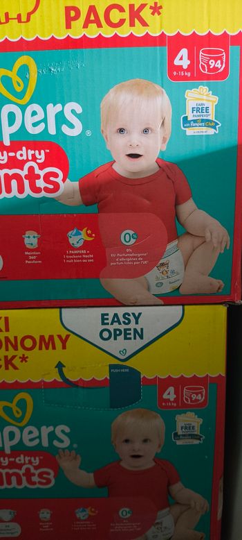 Les couches Pampers