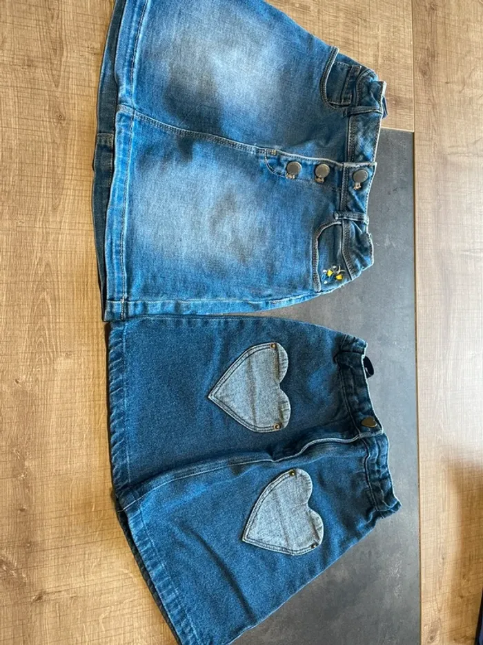 Lot jupe en jeans 8 ans Okaidi/DPAM
