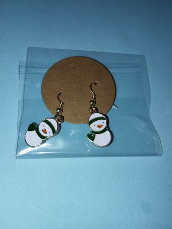 Boucle oreille noël
