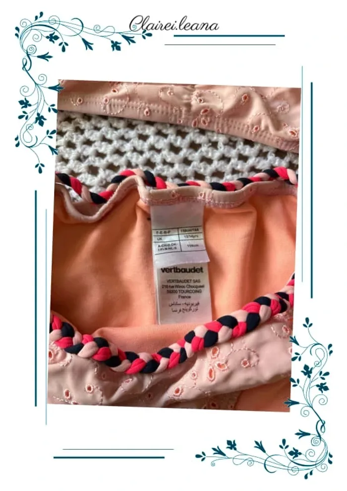 🛑 maillot de bain 🛑 13/14 ans verbaudet - photo numéro 2