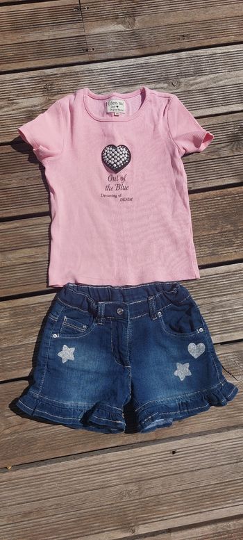 Ensemble été 4-5 ans short t-shirt 