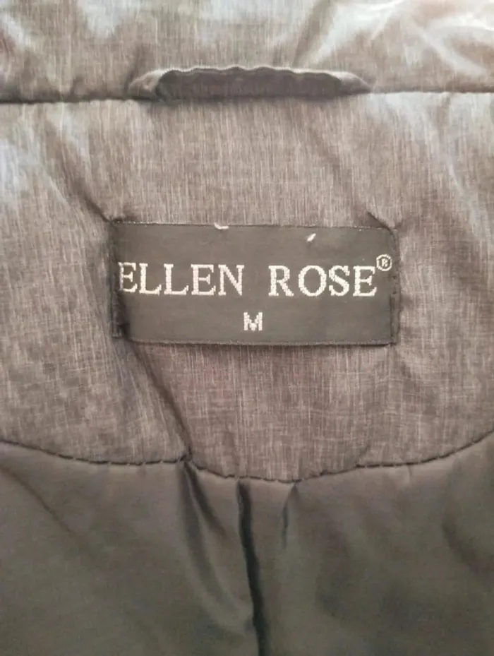 🌸Doudoune Grise Ellen Rose Taille 38🌸 - photo numéro 6