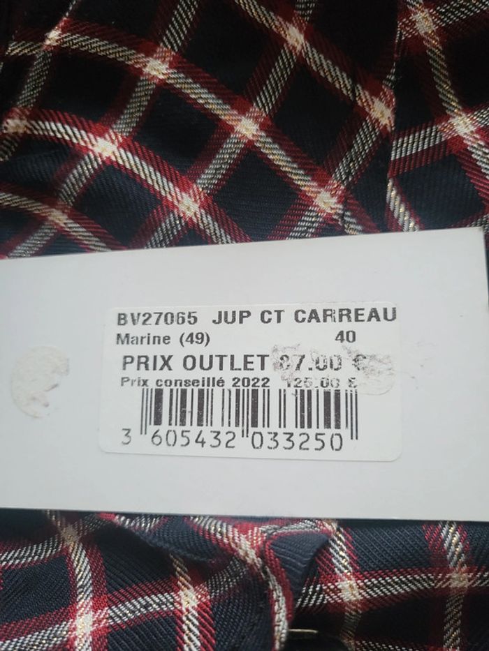 Jupe à carreaux neuve IKKS taille 40 - photo numéro 4