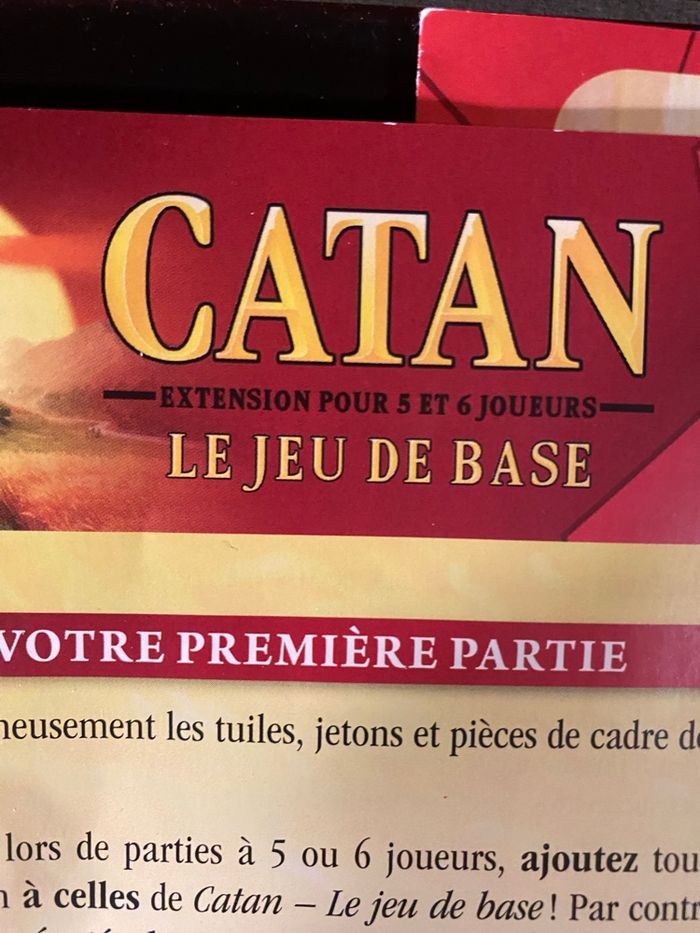 Catan jeu de base  avec extension 5/6 joueurs - photo numéro 2