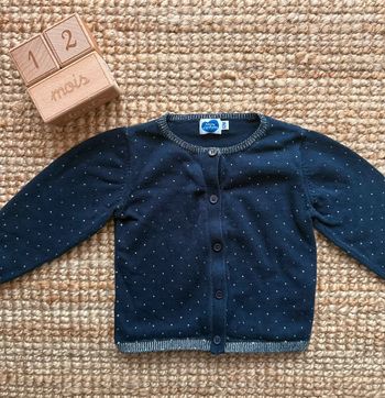 Gilet Mots d’enfants 12mois / 74cm