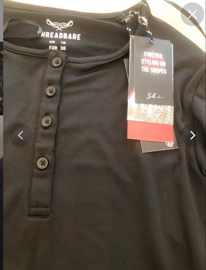 Ensemble sous vêtements thermiques de ski marque Threadbare neuf taille 38 à 25 euros - photo numéro 3