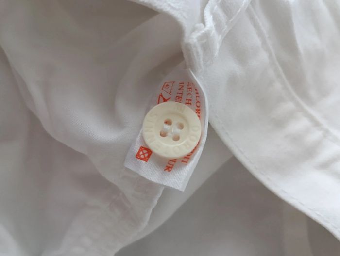 Short vintage en coton blanc dorotennis taille - photo numéro 8