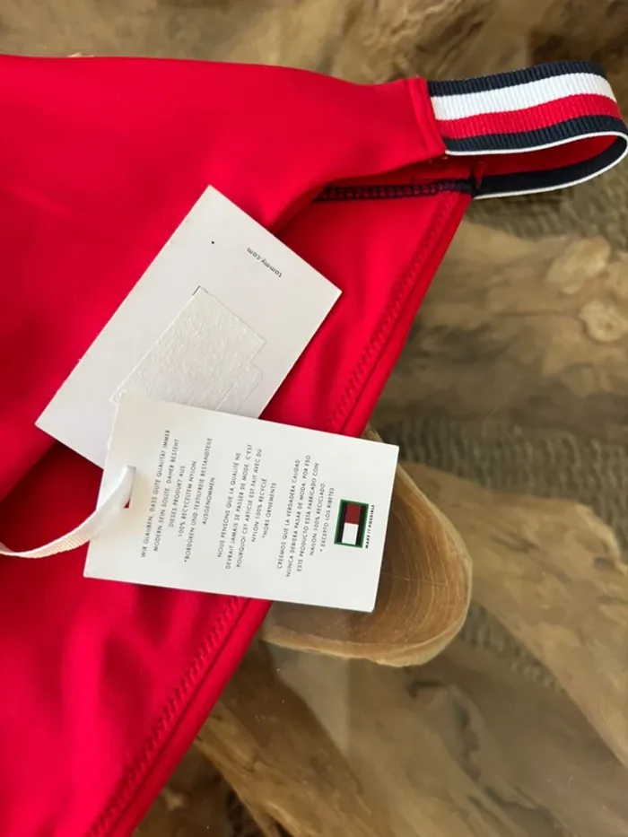 Bas de maillot de bain Tommy Hilfiger rouge - photo numéro 5
