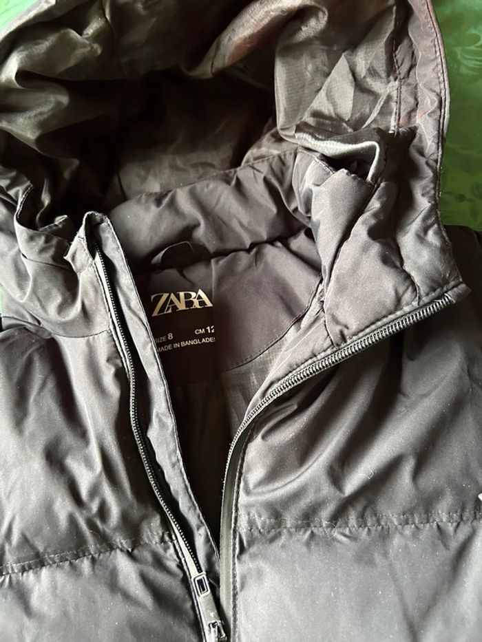Blouson noir 8 ans garçon Zara - photo numéro 2