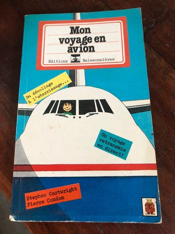 Livre enfant "Mon voyage en avion"