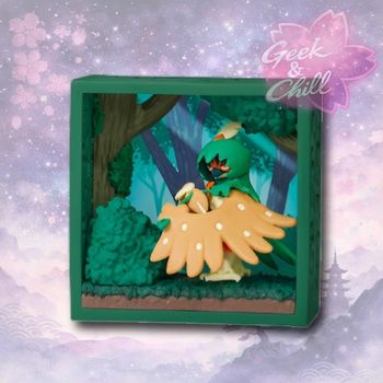 Figurine Re-Ment Pokémon - Frame Deep Wood - Archéduc