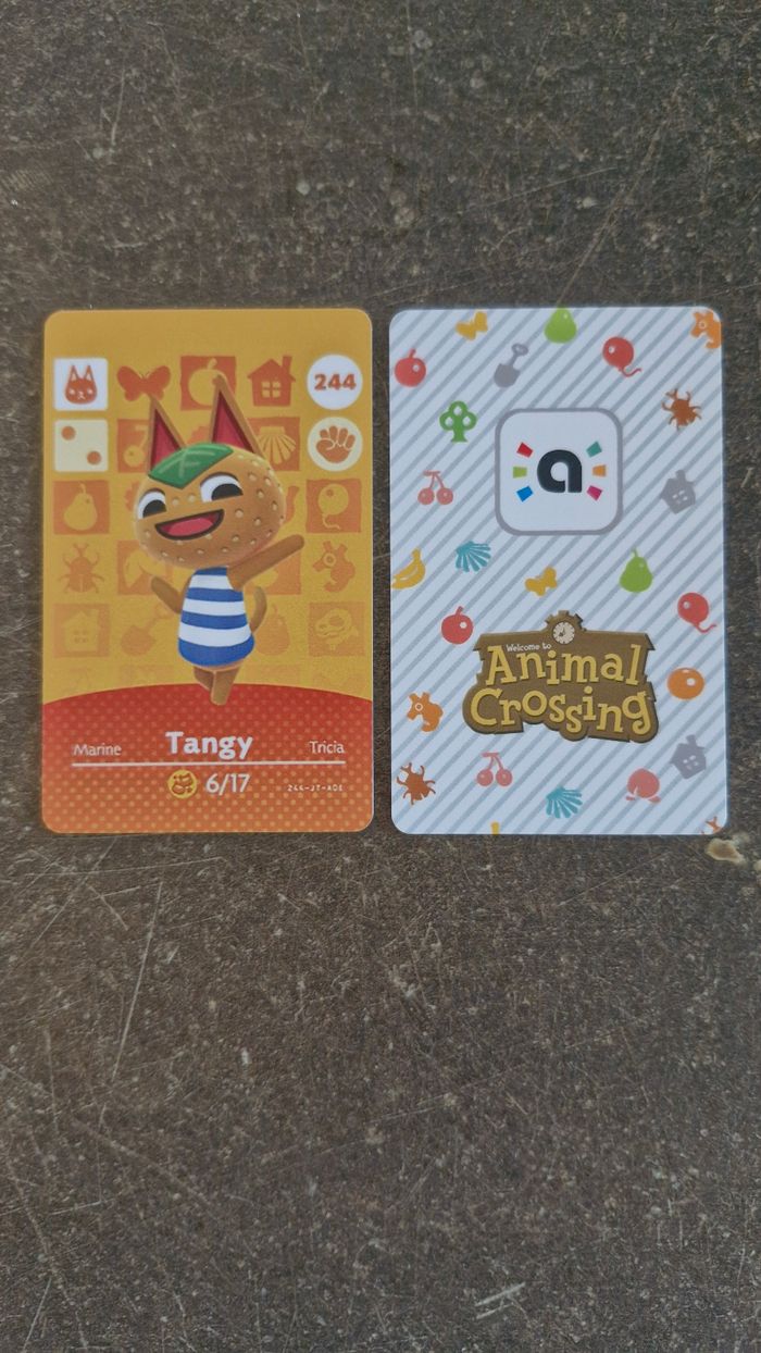 Carte Amiibo Tangy - Marine - Tricia 244