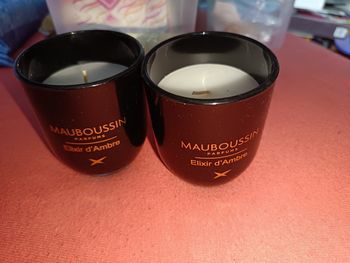 Lot bougies Mauboussin