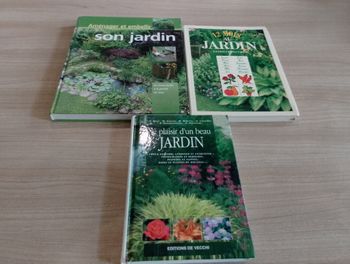 Lot de 3 beaux livres sur le jardin