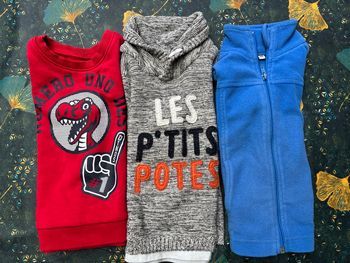 Lot pulls et polaire 3 ans