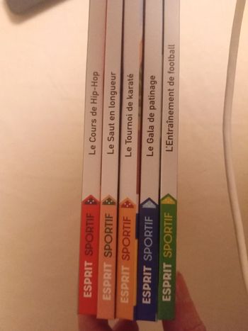5 livres collection Esprit Sportif