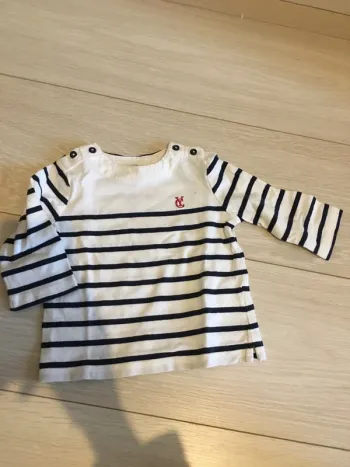 T-shirt manches longues marinier cyrillus 6 mois