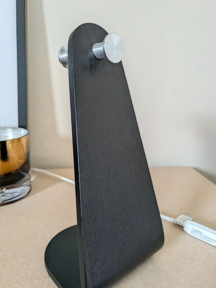 Support Casque en Bois et Métal IKEA