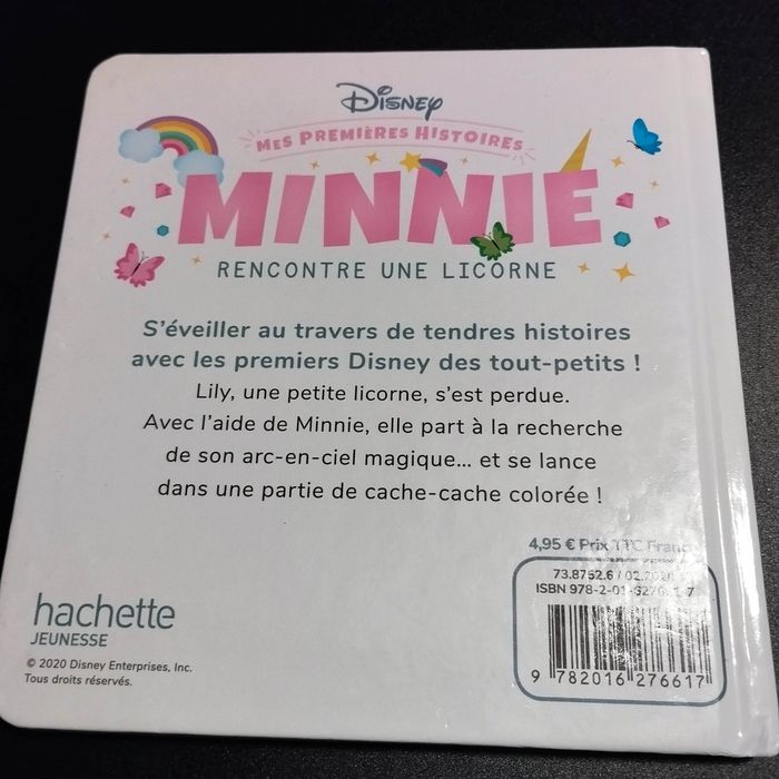 Livre enfant Disney mes premières histoires Minnie rencontre une licorne 🦄 - photo numéro 2