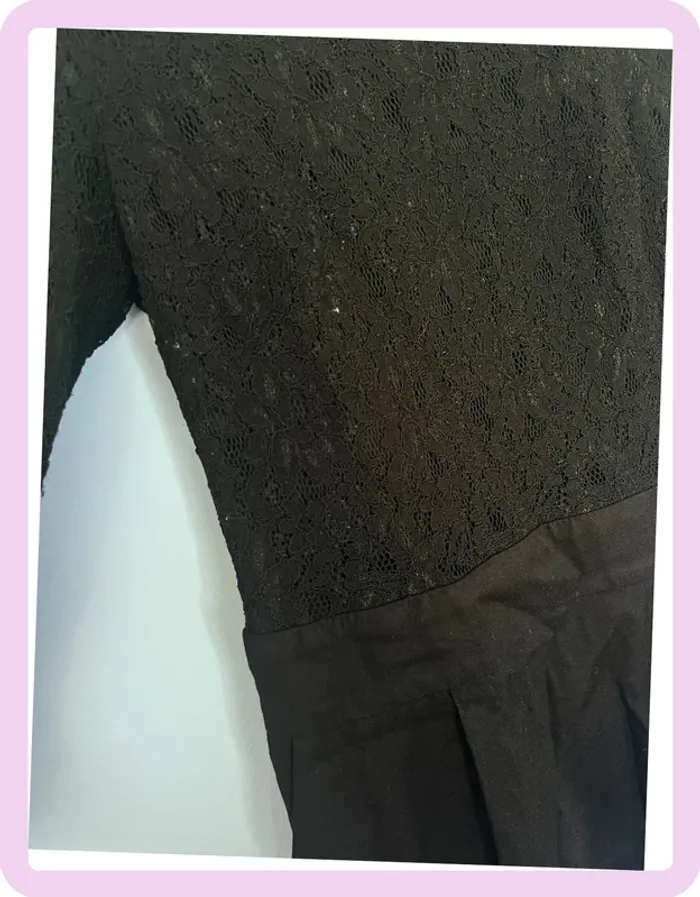 🖤 Robe Sandro Taille 1 – Noir, Dentelle & Élégance Féminine - photo numéro 4