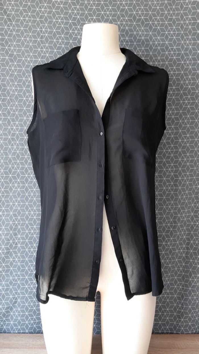 🟡 Chemise transparente taille M. #alexegfemmeM