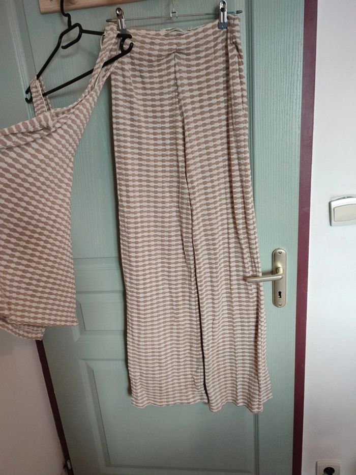 Ensemble bohème maille fine - débardeur pantalon - photo numéro 6