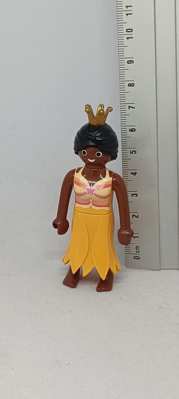 Femme princesse robe orange playmobil 