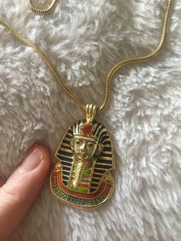 Collier pendentif pharaon - photo numéro 7