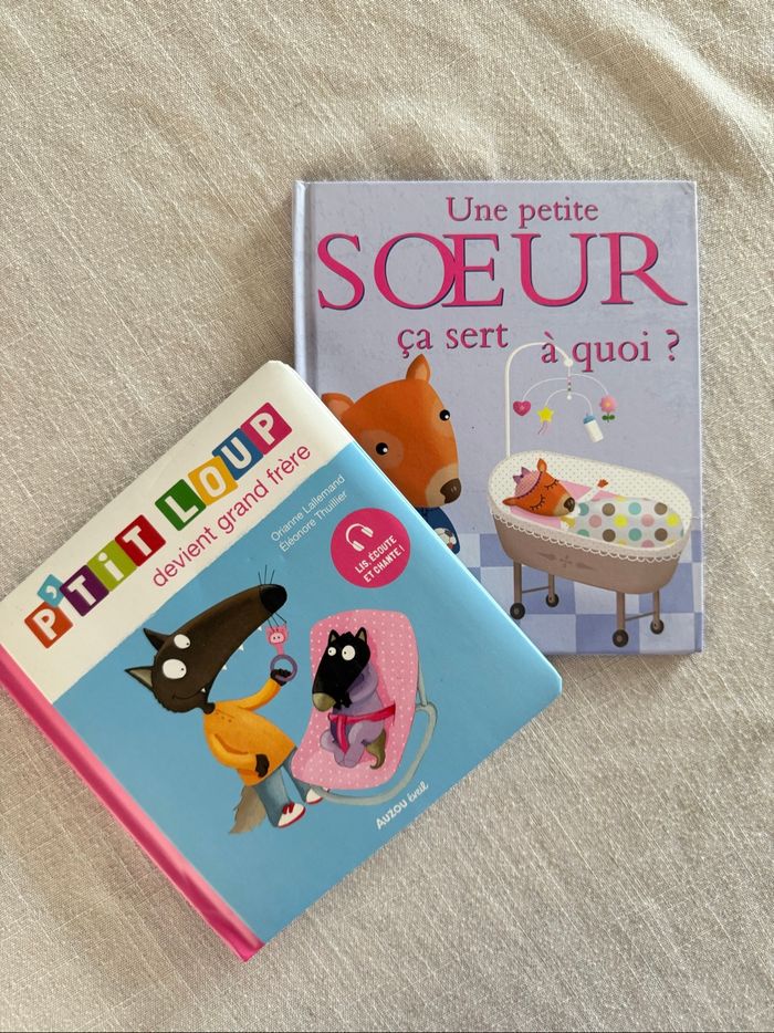 Livres grand frère et petite sœur