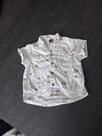 Chemise à motifs 12 mois