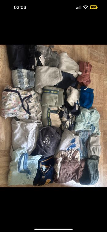 Lot vêtements garçon