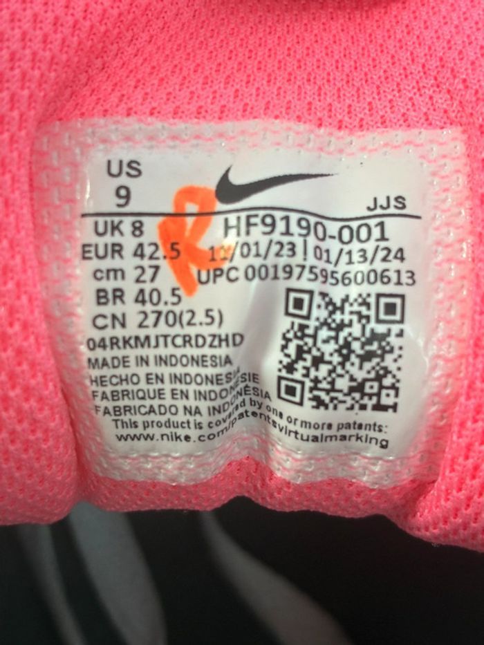 Baskets Nike air Max 90 rose noir Sunset pointure 42 - photo numéro 12